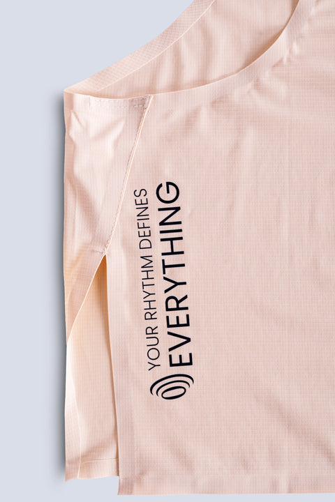 Running Tee - SUNSET Cream