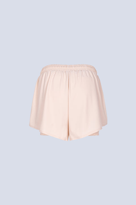 Shorts with liner - BEATS Cream