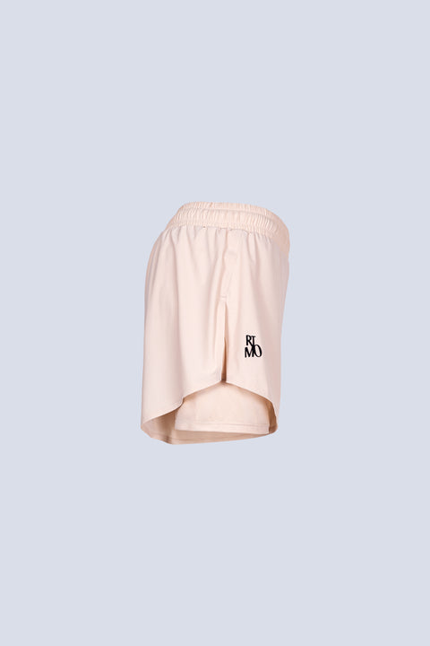 Shorts with liner - BEATS Cream