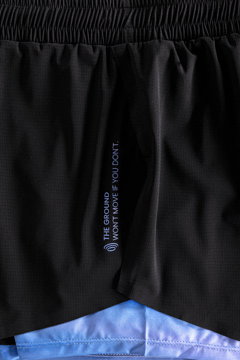 Shorts with liner - BEATS Black