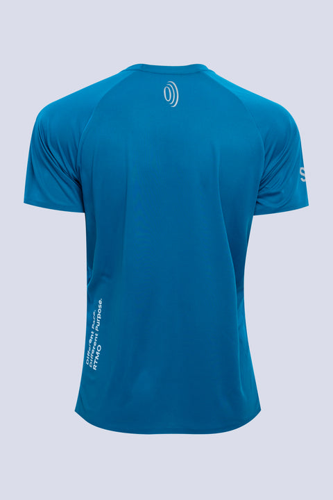Gym Tee - Saxony blue