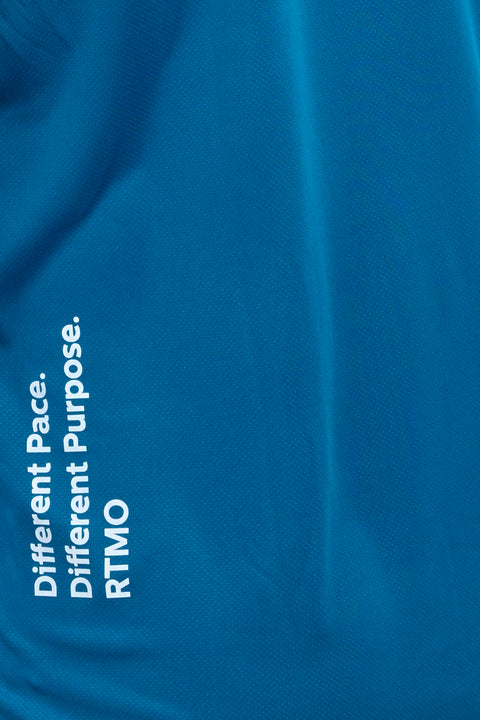 Gym Tee - Saxony blue