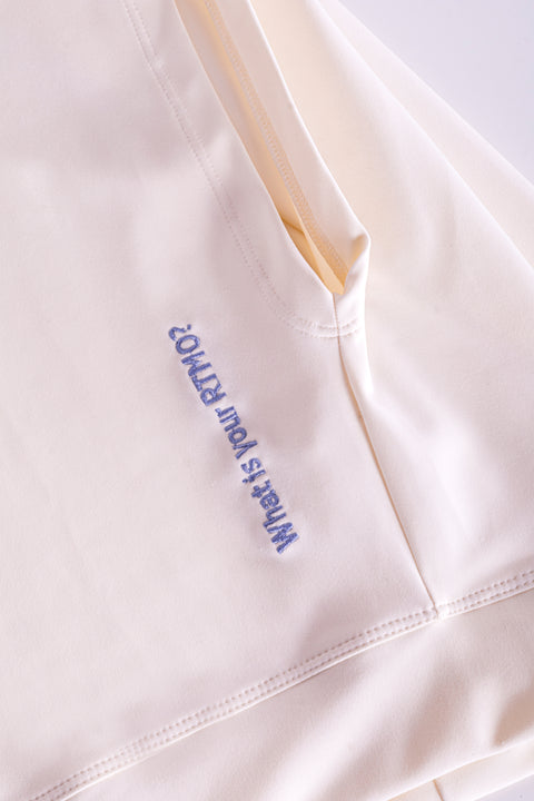 Crop Hoodie - MOTION Cream