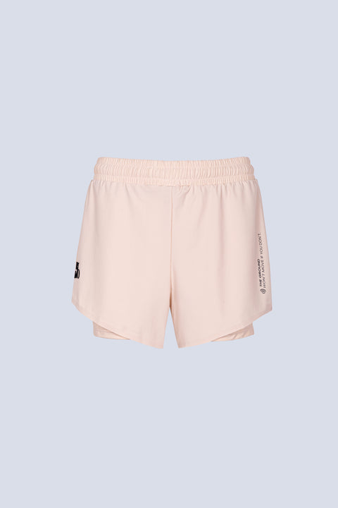 Shorts with liner - BEATS Cream
