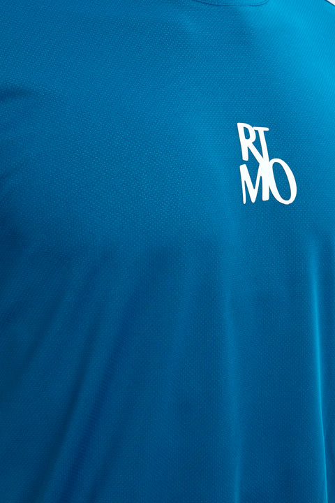 Gym Tee - Saxony blue