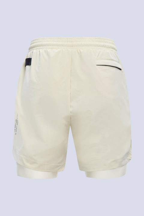 Shorts with liner - Beige